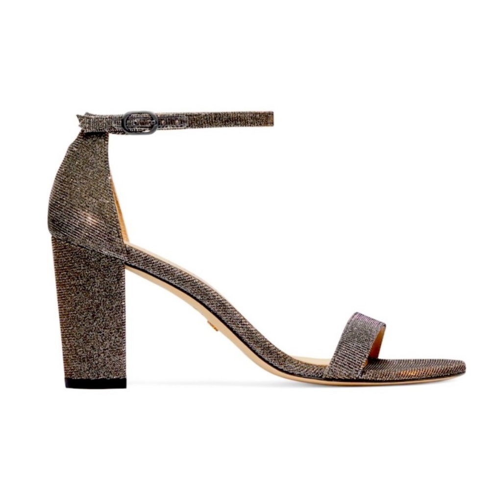 NWT STUART WEITZMAN NearlyNude Sandal / Nocturn Pyrite